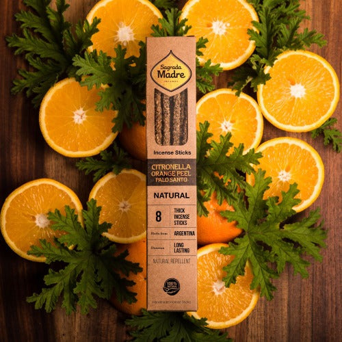 Sagrada Madre Incense Natural Citronella with Orange