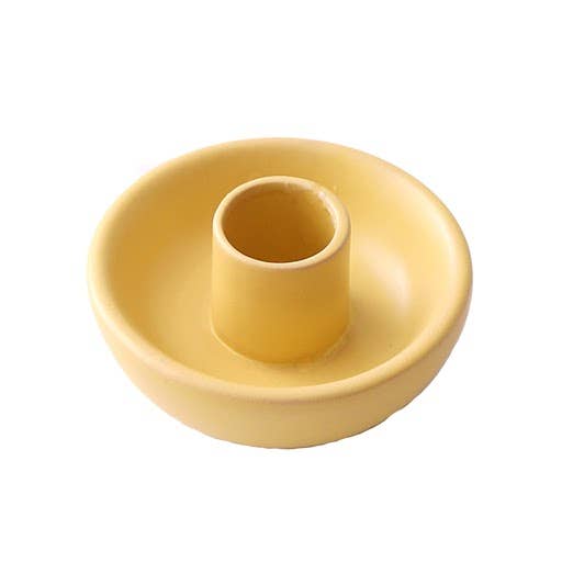 Ceramic Palo Santo Burner Bowl - Pastel Yellow