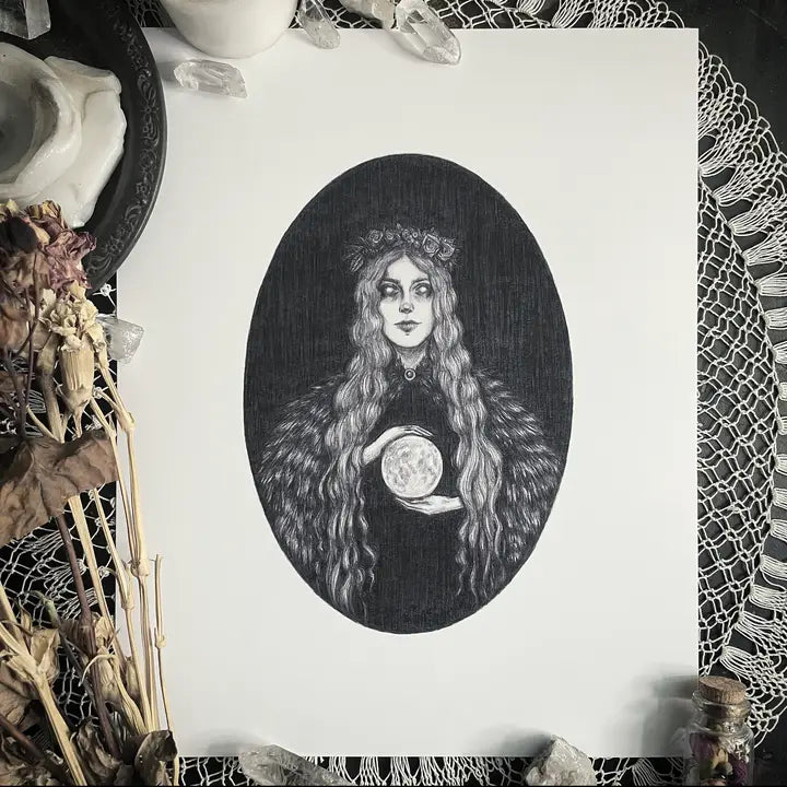 Moon Maiden Fine Art Print 5x7