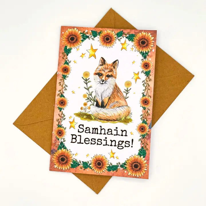 NMM 4x6 Witchy Cottagecore Fox Card