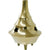 Brass Cone Burner Gold