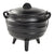 Cauldron Ribbed Cast Iron with lid