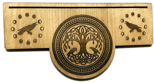 Celtic Tree with Ravens Three Tarot Card Holder