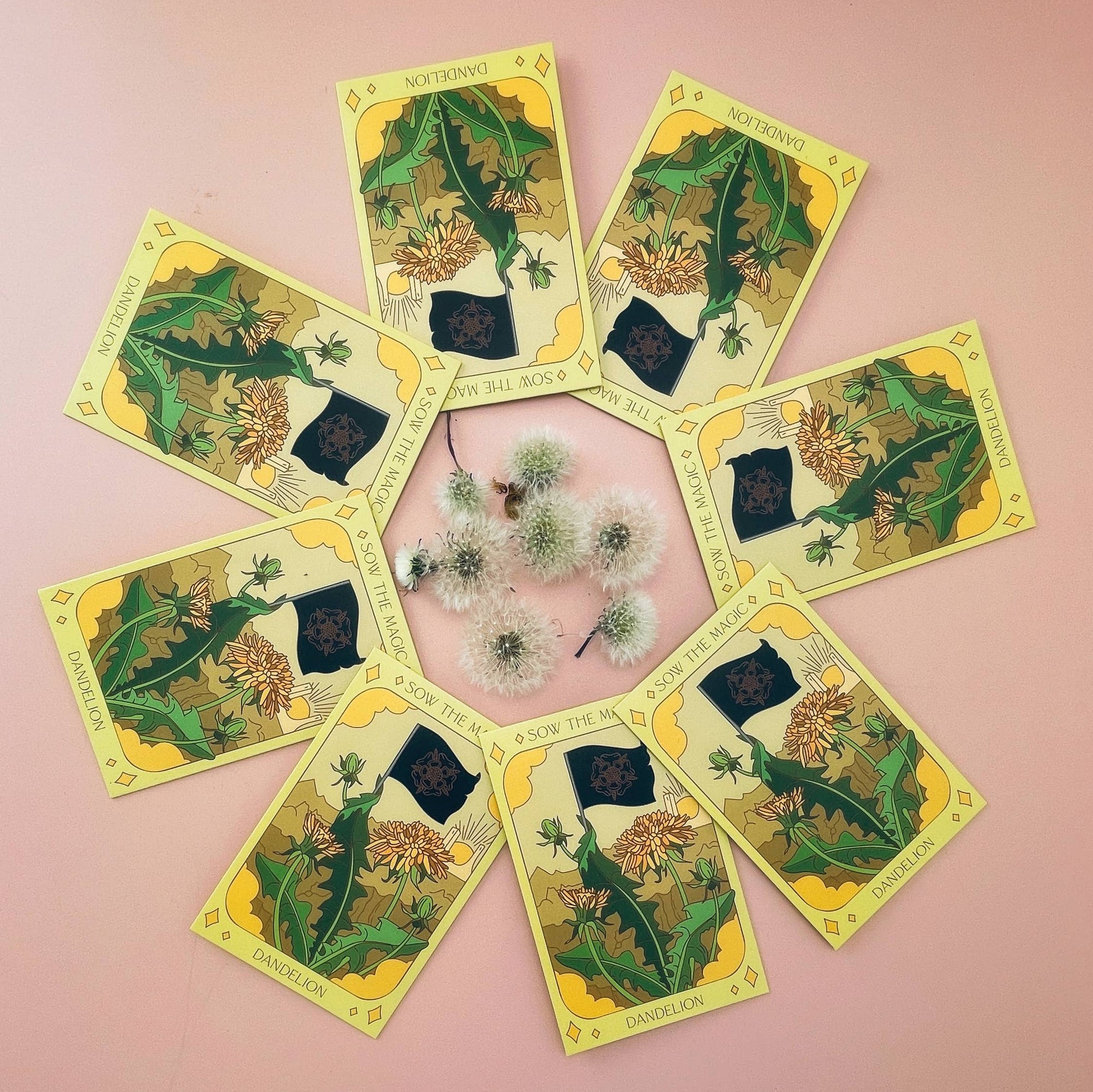 Dandelion Tarot Garden + Gift Seed Packet