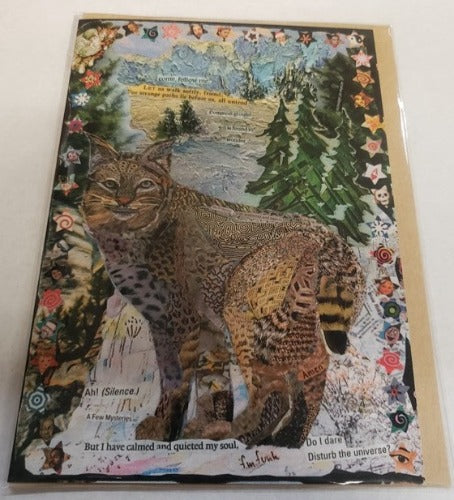 Florrie F Greeting Cards Bobcat