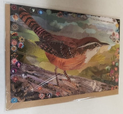 Florrie F Greeting Cards Carolina Wren