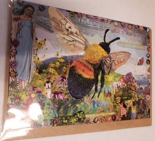 Florrie F Greeting Cards Endangered Rusty-Patched Bumble Bee