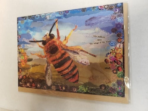 Florrie F Greeting Cards Long Horned Bee