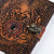 Leather Notebook with Stone Dragon Embossed Travel Journal