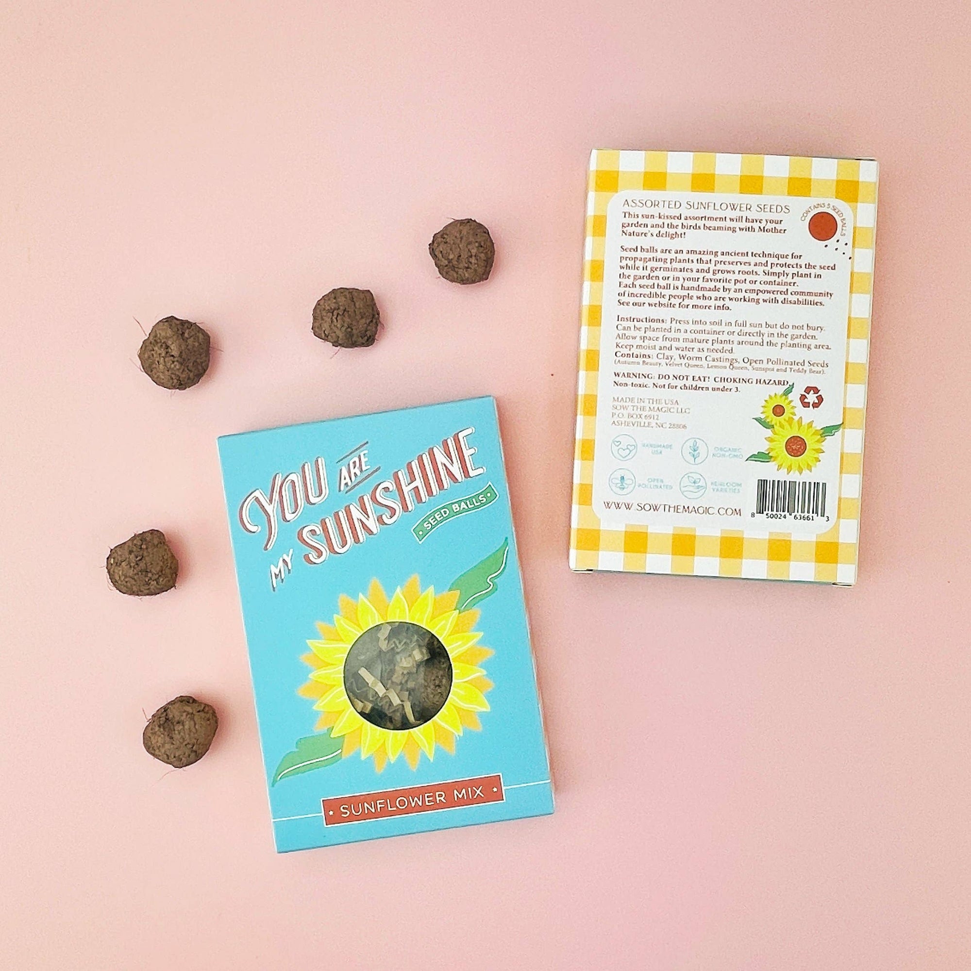 You Are My Sunshine Garden Seed Ball Gift Box