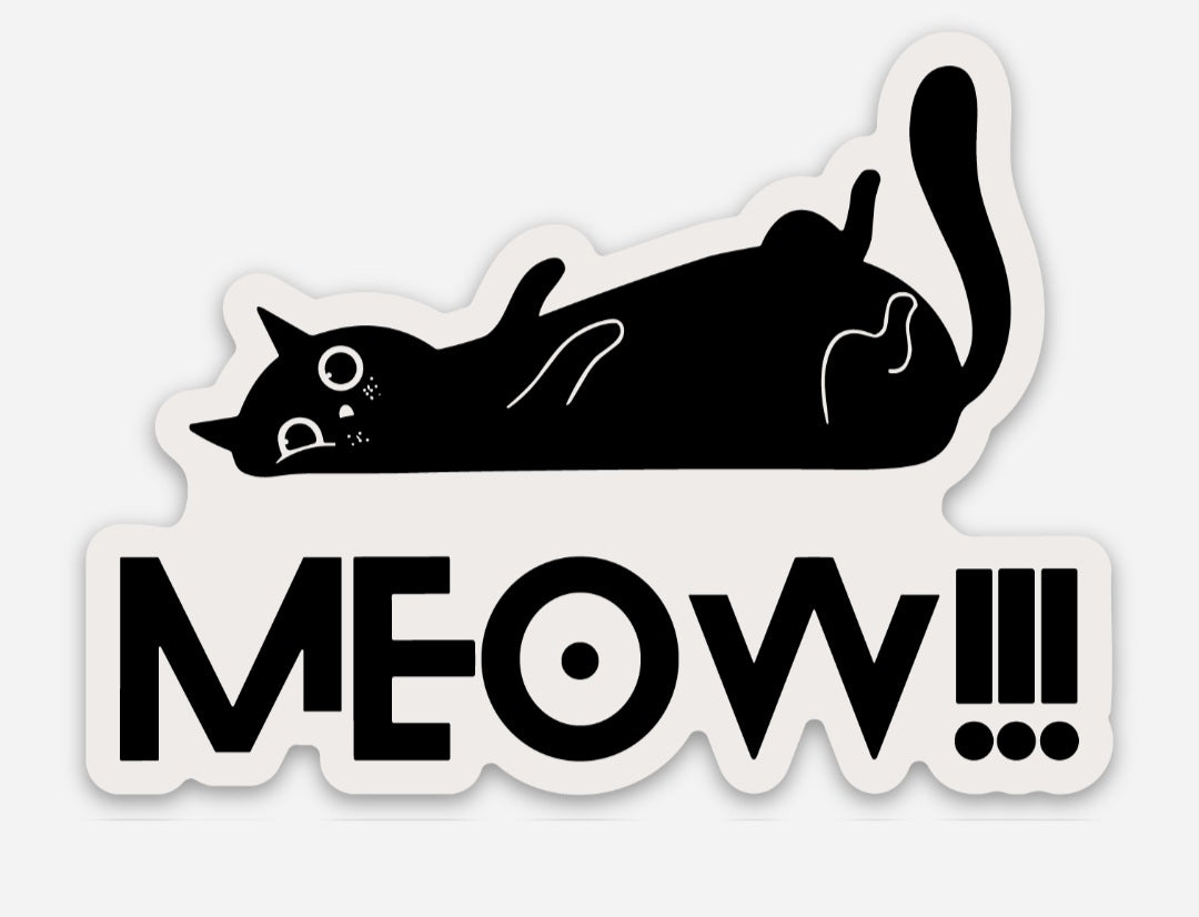 JTNO Cat Meow Sticker