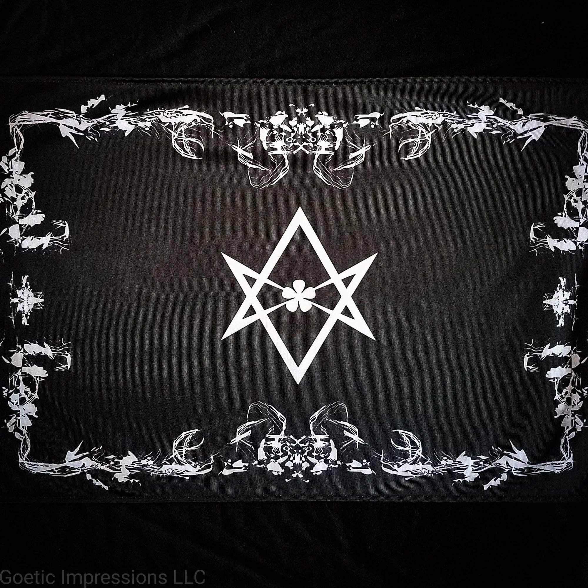 Unicursal Hexagram Altar Cloth