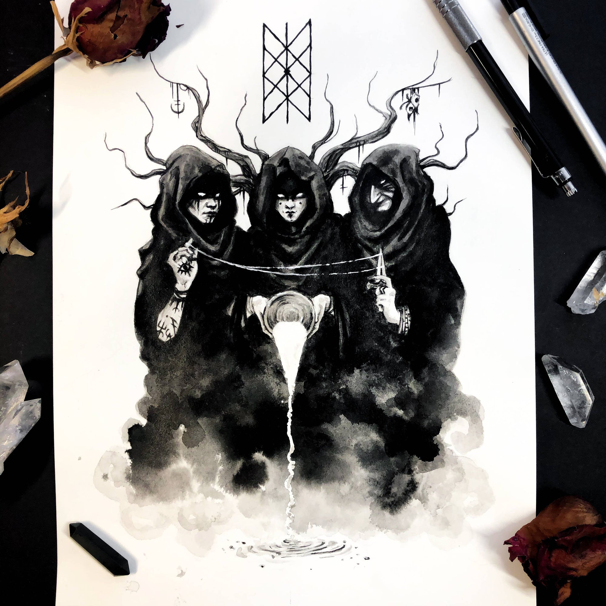 The Norns - Art Print: 8x10