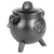 Cast Iron Cauldron Pentagram with lid 2.75" x 4.25"