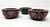 Carved Red Stone Tealight or Cone Burner 2.5" x 1.5"