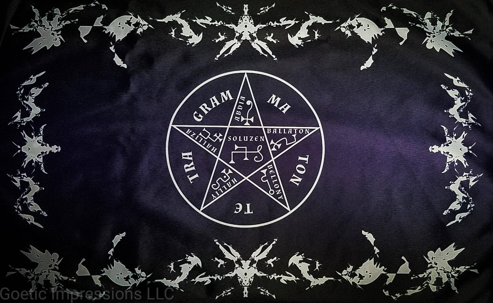 Pentacle of Solomon Altar Cloth