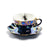 Spider Black Gold Luster Tea Cup and Saucer