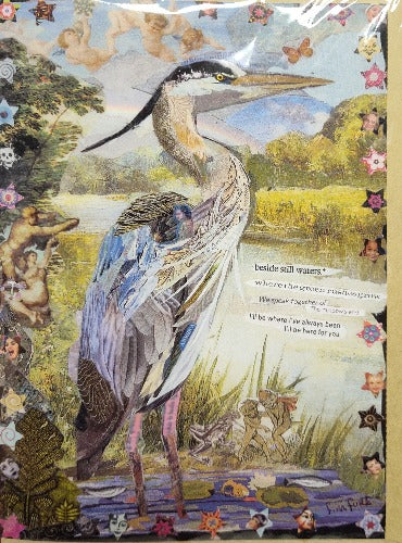 Florrie F Greeting Cards Great Blue Heron