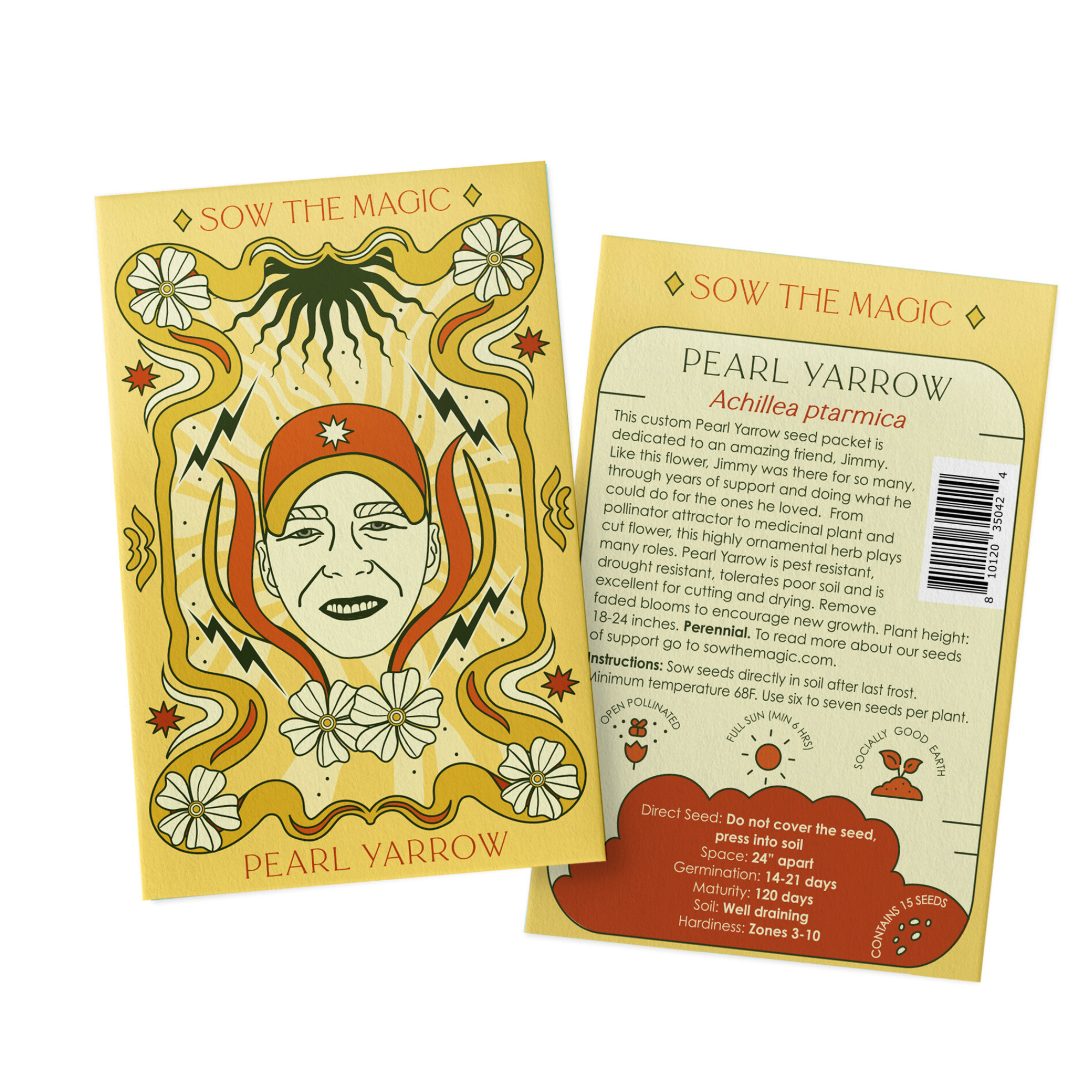 Pearl Yarrow Tarot Garden + Gift Seed Packet