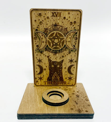 Star Cat Single Tarot Card Holder