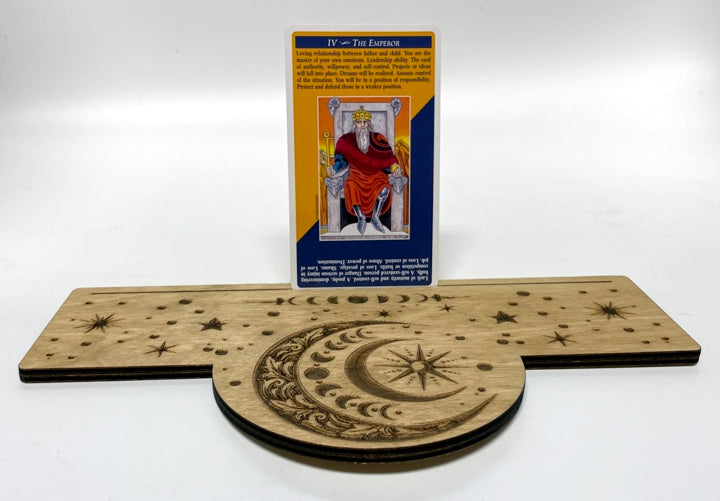 Lunar Three Tarot Card Holder