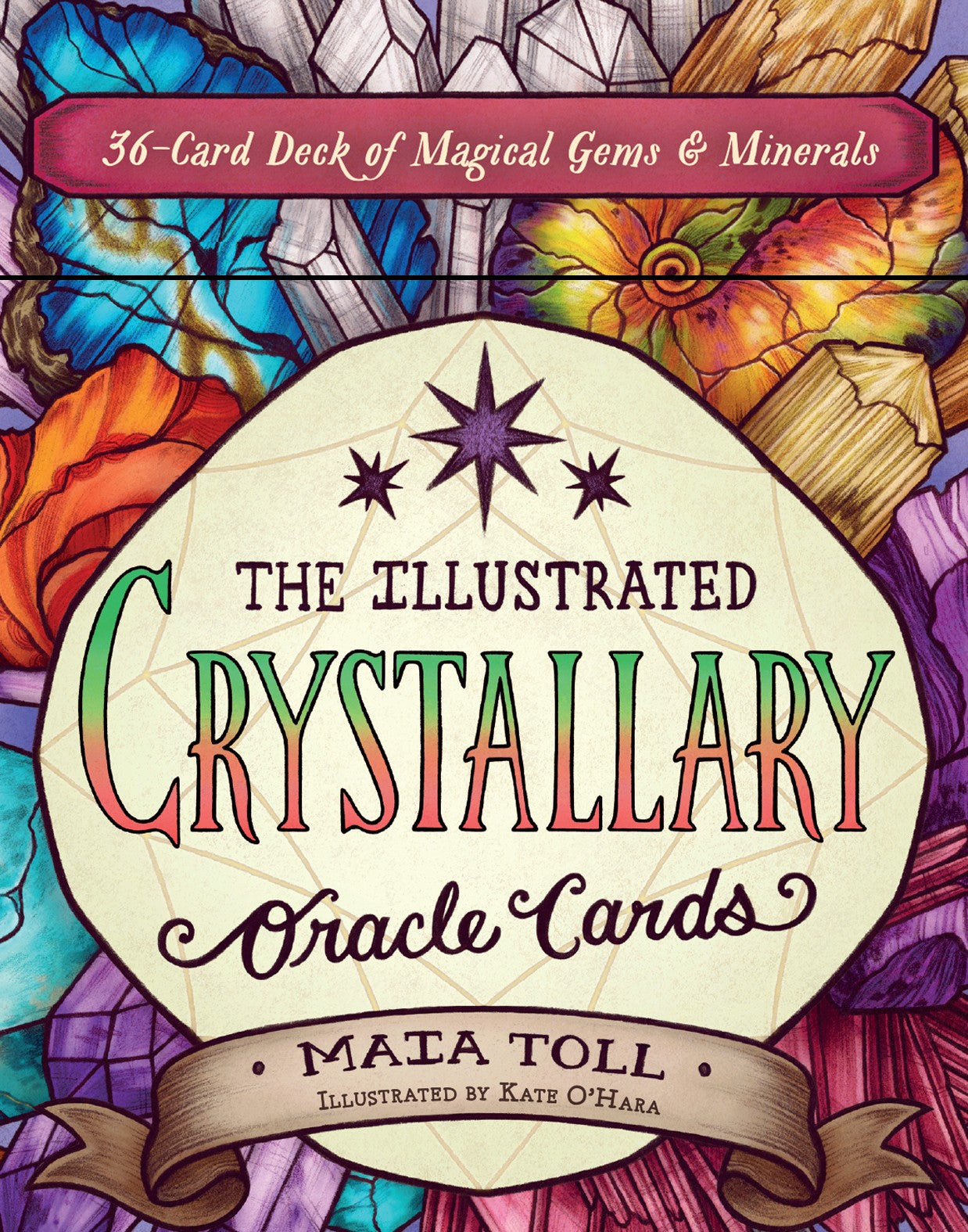 Illustrated Crystallary Oracle Cards  by Maia Toll