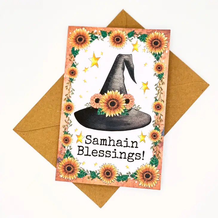 NMM 4x6' Greeting Cards Samhain Witch Hat