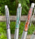 Natural Gemstone Crystal Pens Silver