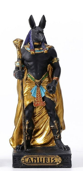 Small Egyptian God Anubis Statue