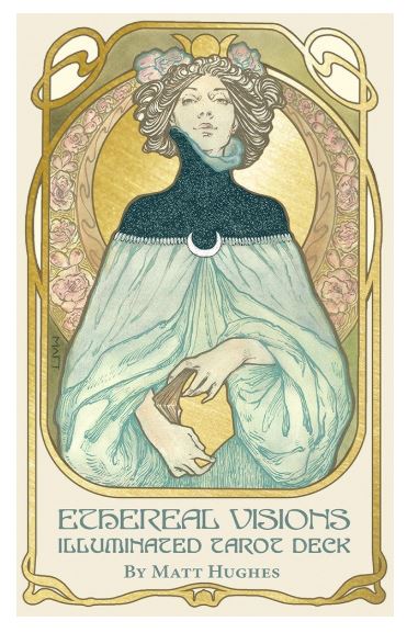 Ethereal Visions: Illuminated Tarot Deck by Matt Hughes