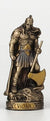 Small Norse God Vidar Statue - Gold Finish